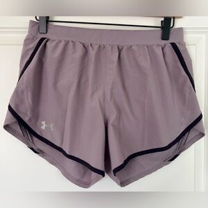 Under Armour Women's Purple Athletic Shorts (Size Small)